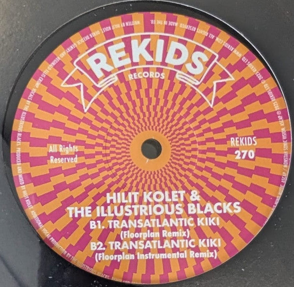 Hilit Kolet & Illustrious Blacks, The - Transatlantic Kiki — front sleeve