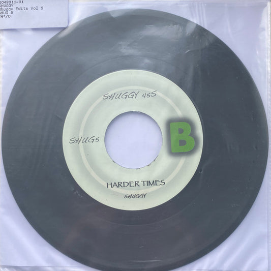 Shuggy Edits – Vol. 5 Hard Times (7") vinyl record | Paranoise Records