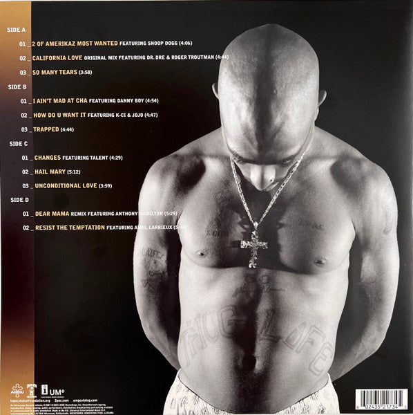 2Pac - The Best Of 2Pac - Part 1: Thug — back sleeve