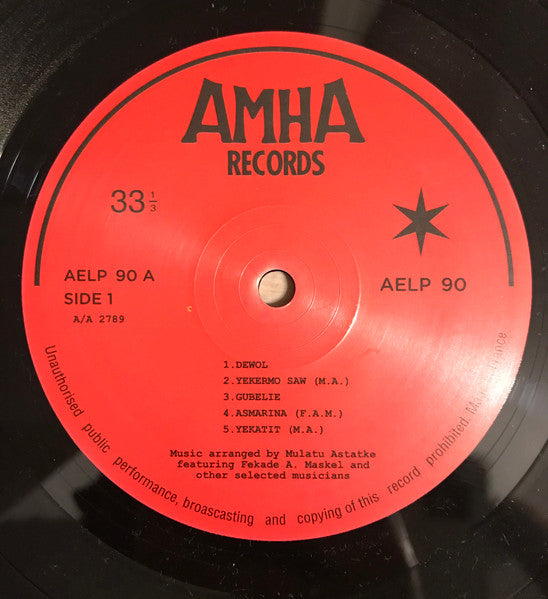 Mulatu Astatke featuring Fekade Amde Maskal = Mulatu Astatke ጋር Fekade Amde Maskal – Ethio Jazz = የካተት (LP, Album, RE) vinyl record | Paranoise Records