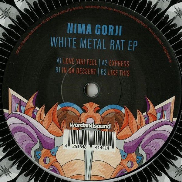 Nima Gorji – White Metal Rat EP (12", EP, 180) vinyl record | Paranoise Records