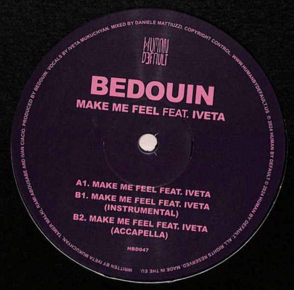 Bedouin (4) Feat. Iveta Mukuchyan - Make Me Feel — back sleeve