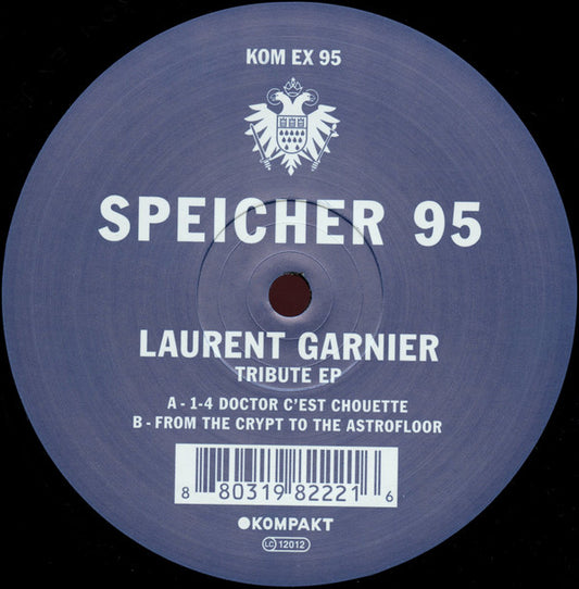 Laurent Garnier : Tribute EP (12", EP)