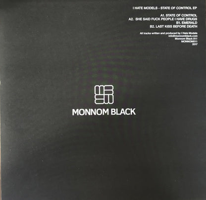 I Hate Models : State Of Control EP (12", EP)