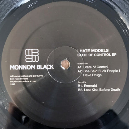 I Hate Models : State Of Control EP (12", EP)