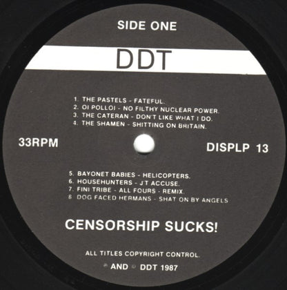 Various : Censorship Sucks! (LP, Comp)