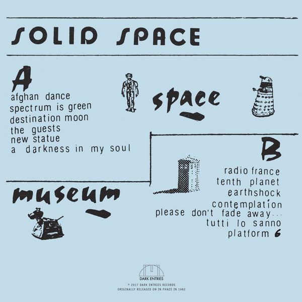 Solid Space  - Space Museum — back sleeve