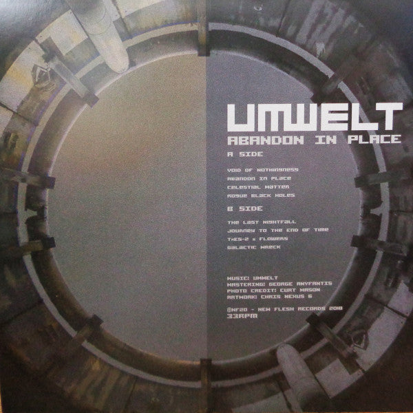 Umwelt - Abandon In Place — back sleeve