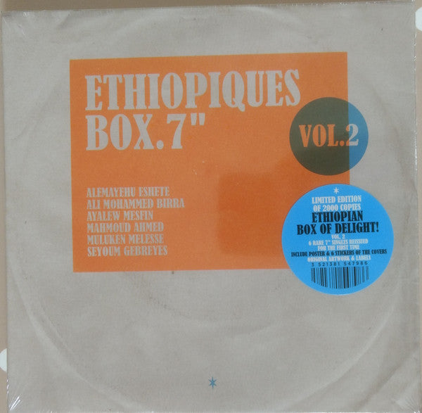 Various : Ethiopiques Box.7" Vol 2 (6x7", RE + Box, RSD, Comp, Ltd)