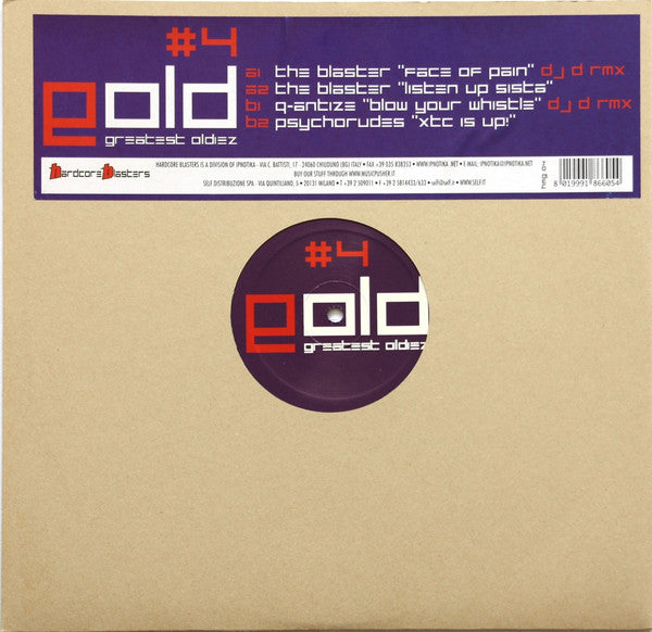 Various - Gold : Greatest Oldiez #4 — front sleeve