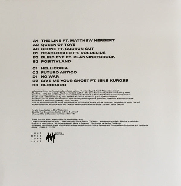 Âme - Dream House — back sleeve