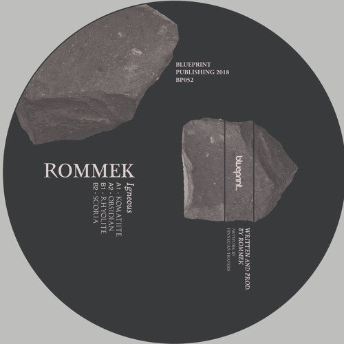 Rommek - Igneous EP - Set In Stone Trilogy (Part I) — front sleeve
