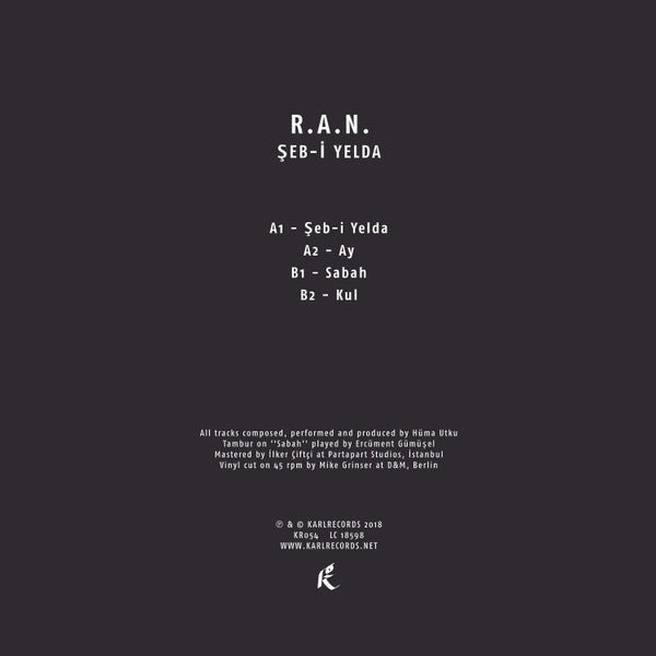Roads At Night - Şeb-i Yelda — back sleeve