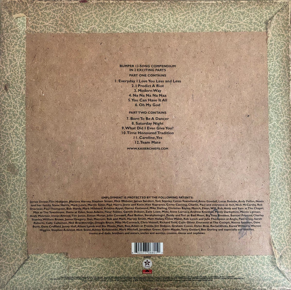 Kaiser Chiefs - Employment — back sleeve