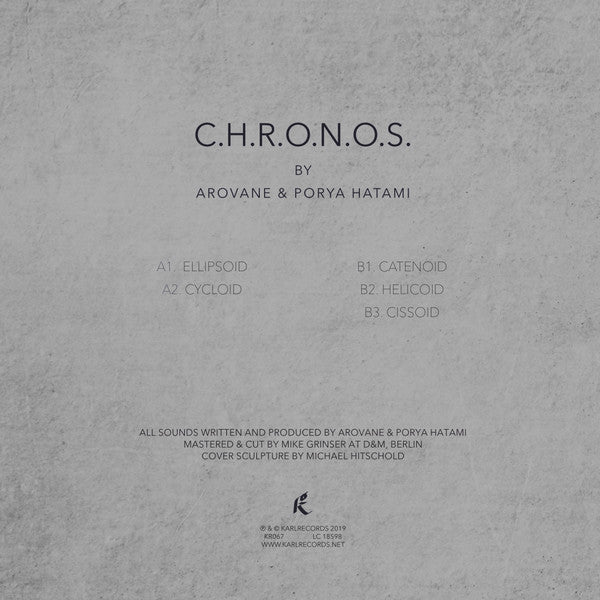 Arovane & Porya Hatami : C.H.R.O.N.O.S. (LP, Album, Ltd, 180)