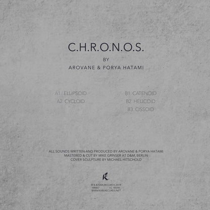 Arovane & Porya Hatami : C.H.R.O.N.O.S. (LP, Album, Ltd, 180)