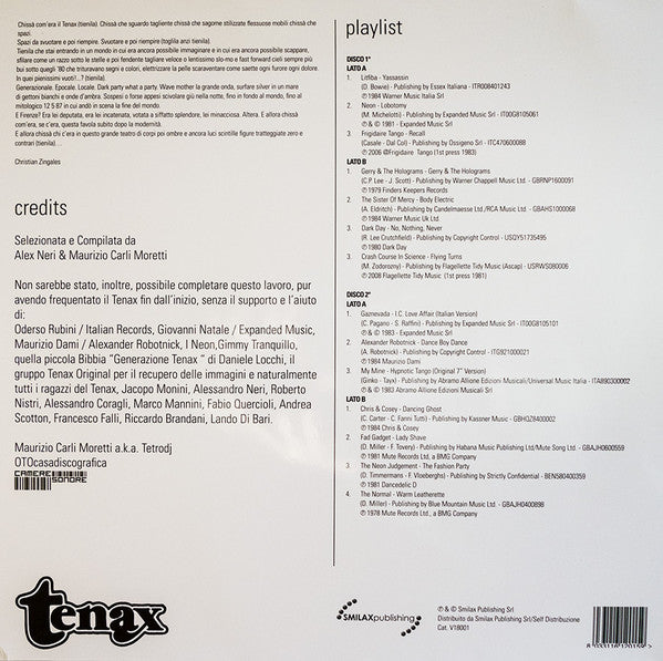 Various : Tenax 30th Anniversary (2xLP, Comp)