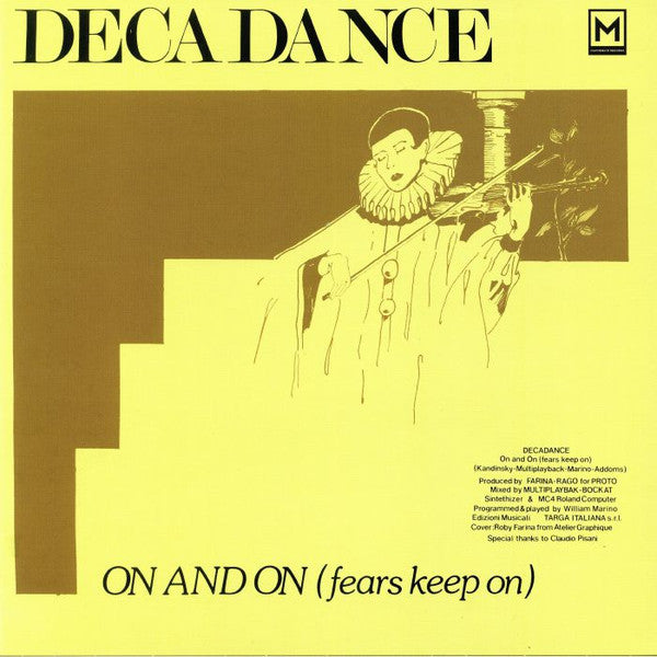 Decadance  - On And On — back sleeve