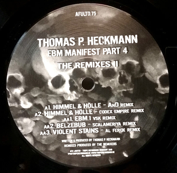 Thomas P. Heckmann - EBM Manifest Part 4 The Remixes II — front sleeve