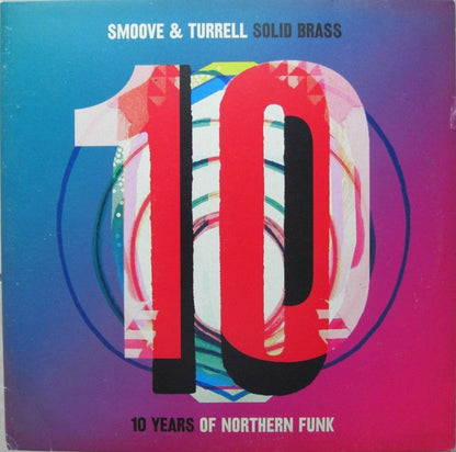 Smoove + Turrell : Solid Brass: Ten Years Of Northern Funk (2xLP, Comp, Gol)