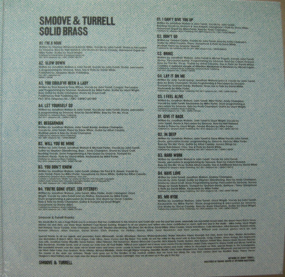 Smoove + Turrell : Solid Brass: Ten Years Of Northern Funk (2xLP, Comp, Gol)