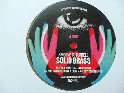 Smoove + Turrell : Solid Brass: Ten Years Of Northern Funk (2xLP, Comp, Gol)