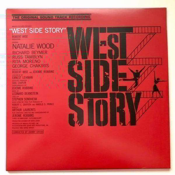 Leonard Bernstein : West Side Story (The Original Sound Track Recording) (LP, Album, RE, 180)