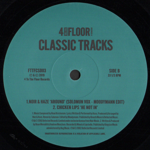 Noir & Haze / Chicken Lips : Around / He Not In (12")