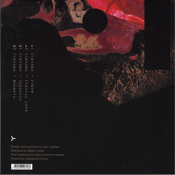 Skatman - Moments LP (Sampler) — back sleeve
