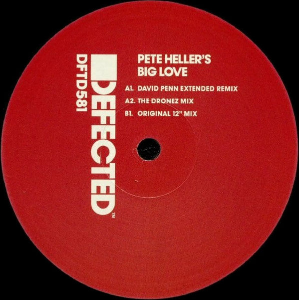 Pete Heller's Big Love - Big Love — front sleeve