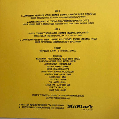 Lokkhi Terra Meets Dele Sosimi : Cubafro Remixes (12")