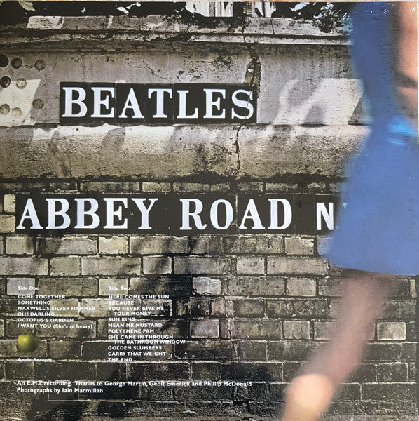 The Beatles - Abbey Road — back sleeve