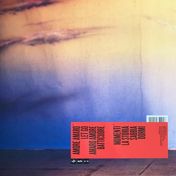 Alessandro Cortini - Volume Massimo — back sleeve