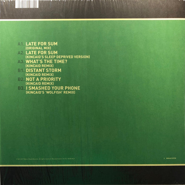 Kincaid Ft. Blancmange - Late For Sum — back sleeve