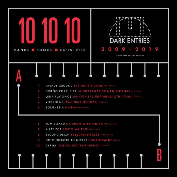 Various - Tens Across The Board — back sleeve