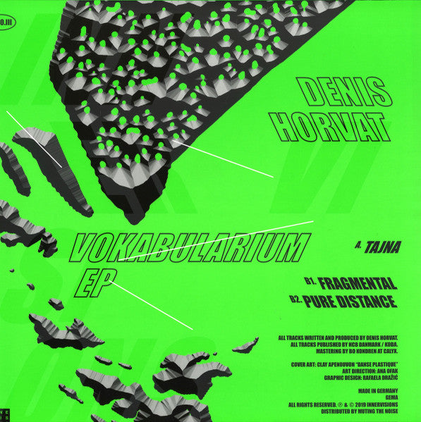 Denis Horvat - Vokabularium EP — back sleeve