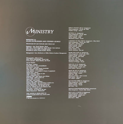 Ministry : With Sympathy (LP, Album, RE, 180)