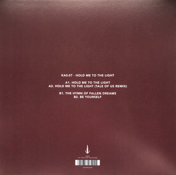 KAS:ST - Hold Me To The Light — back sleeve