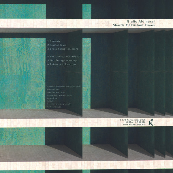 Giulio Aldinucci : Shards Of Distant Times (LP, Album, Ltd, 180)
