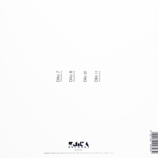 Emika - Dilo Variations — back sleeve