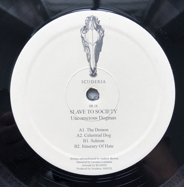 Slave To Society - Unconscious Dogmas — back sleeve