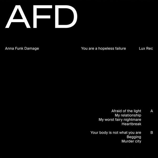 Anna Funk Damage - You Are A Hopeless Failure — back sleeve