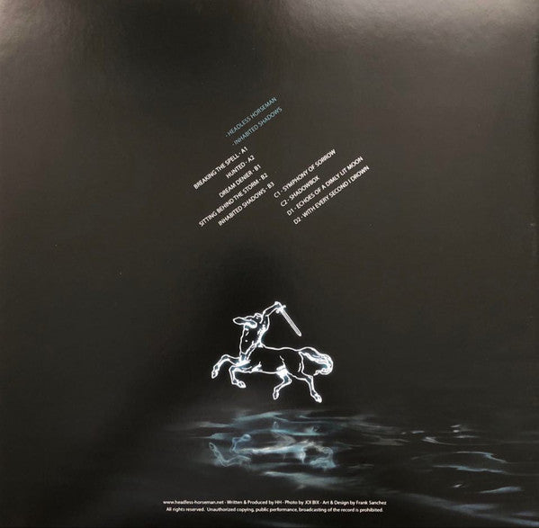 Headless Horseman  - Inhabited Shadows — back sleeve