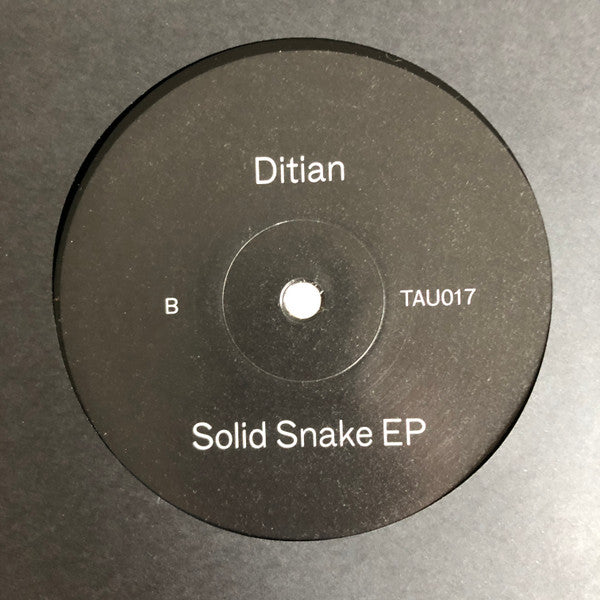 Ditian - Solid Snake EP — front sleeve