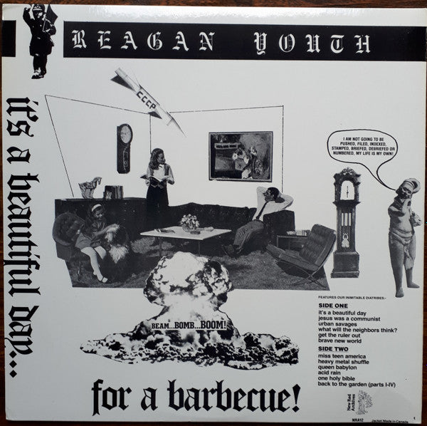 Reagan Youth - Volume 2 — back sleeve