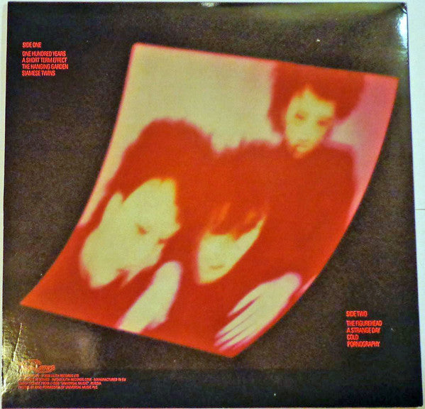 The Cure - Pornography — back sleeve