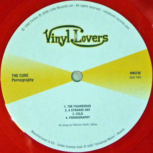 The Cure : Pornography (LP, Album, RE, S/Edition, Red)