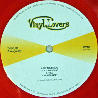The Cure : Pornography (LP, Album, RE, S/Edition, Red)