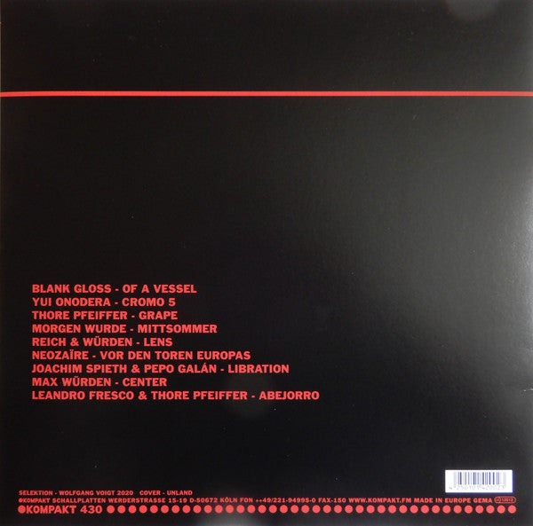 Various - Pop Ambient 2021 — back sleeve