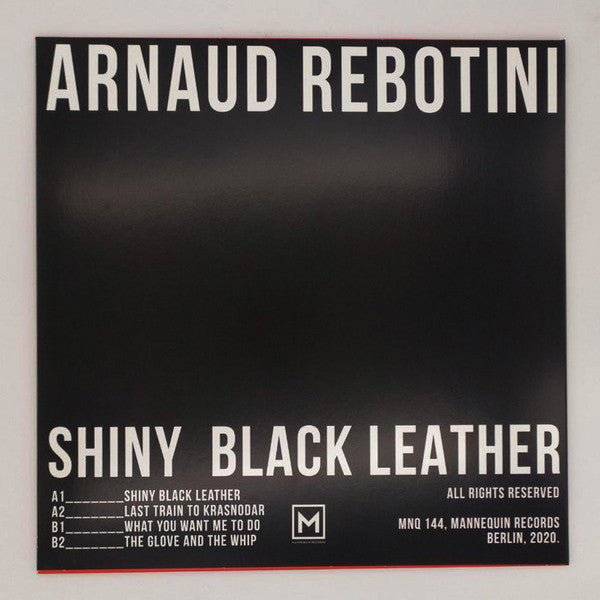 Arnaud Rebotini - Shiny Black Leather — back sleeve